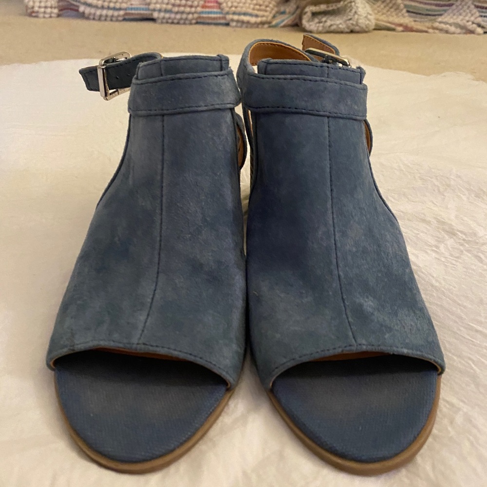 Blue Suede heels